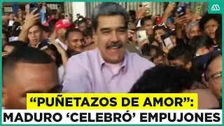Nicol&aacute;s Maduro 'celebr&oacute;' empujones recibidos en marcha en Venezuela: 