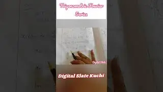 Trigonometric Fourier Series//Signals #digitalslatekuchi #signal #tamil