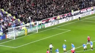 Penalty de Rooney (Rangers vs Man Utd (0-1))