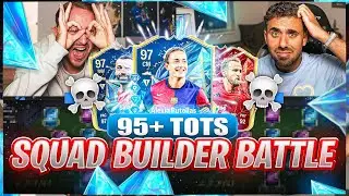 OMG!☠️ RANDOM 95+ TOTS Squad Builder Battle 🔵👀
