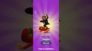 Merry Christmas 🎄 🎁 Unlocking Jingles Board #subwaysurf #shorts