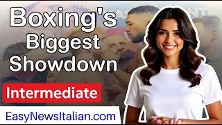 Joshua vs. Jake Paul: The $100M Fight That Stunned America | Intermediate #LearnItalian