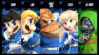 Fantastic 4 Vs Mario Doom - Super Smash Bros Mods