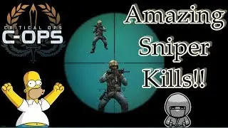 Amazing SNIPER KILLS in CRITICAL OPS!!