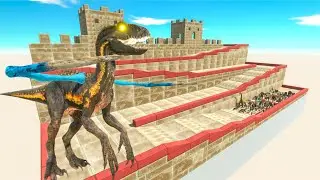 All Unit Escape From Alien Indoraptor - Last Survivor | Animal Revolt Battle Simulator