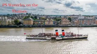 The PS Waverley departing from Gravesend.