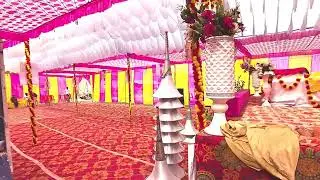 Bhagwat katha phul setup