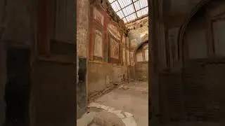 Beautiful Sacellum of the Augustales at Herculaneum, Naples 🇮🇹
