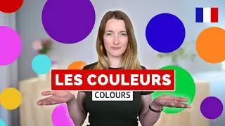Learn French COLOURS 🎨 NOUNS and ADJECTIVES