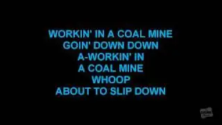 Working In The Coal Mine in the style of Devo karaoke song with lyrics