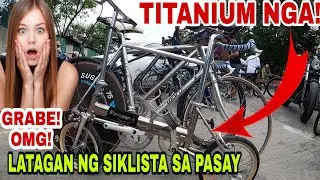 WOW TITANIUM BIKE MERON DITO! ROAD BIKE NA PANGMALAKASAN | LATAGAN NG SIKLISTA SA PASAY