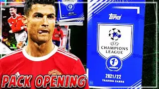 FIRST EDITION TOPPS CHAMPIONS LEAGUE 21/22 BOX PACK OPENING 😱🔥
