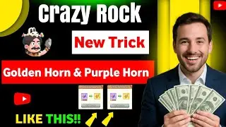 Crazy Rock App |Level? Purple Horn? Golden Horn? Task? Withdraw problem? New trick for Withdraw 