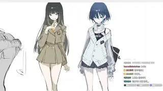 【Pro-p】- Live Drawing Process 25.02.23 p.2 | [DIGITAL PAINTING] | イラスト制作の流れ