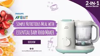 Philips AVENT Essential Baby Food Maker (SCF862/02)