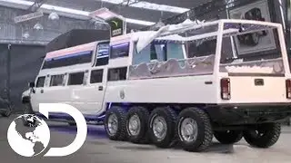 Limusina EXTREMA: un Hummer con dos pisos y cuatro ejes | Mexic&aacute;nicos | Discovery Latinoam&eacute;rica