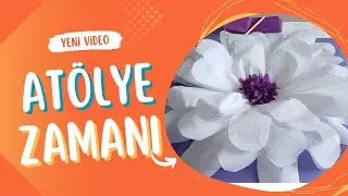 Kağıt çiçek yapımı