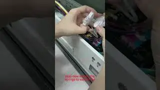 Maintenance Tutorial: How to extract white ink from a white ink cartridge