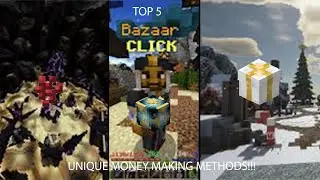 Top 5 unique money making methods in Hypixel Skyblock!