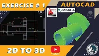 AUTOCAD 2D TO 3D EXERCISE 1 / TAGALOG VER.
