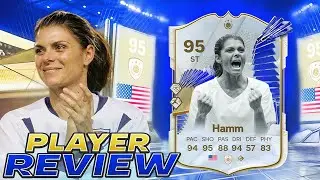 🔥95 TOTY ICON MIA HAMM PLAYER REVIEW - EA FC 24 ULTIMATE TEAM