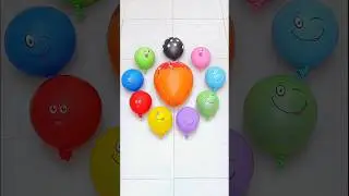 Colorful Balloon Popping ASMR #shortvideo #shorts