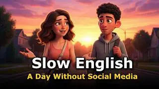 My Day Without Social Media | Easy English Listening Practice (A2 Level)