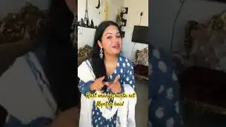 Myntra kurta set haul | Rustorange kurta set #myntrahaul #kurtaset #youtubeshorts #shorts