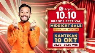 Banyak Promo Menarik di Shopee 10.10 Brands Festival Midnight Sale | 10 Okt 00.00 - 02.00 WIB