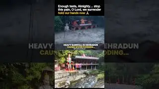 Floods & Cloudburst at Tapkeshwar Mahadev Temple | Enough Tests, Almighty 🙏💔 #flood #uttrakhand
