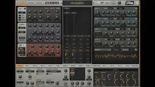 UHE Zebra 2 Synthesiser , Intro And Sound Demo