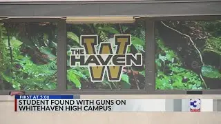 Two guns found at Whitehaven High School lead to 15-year-old's arrest