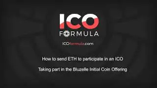 How to send ETH to an ICO presale - Bluzelle Initial Coin Offering