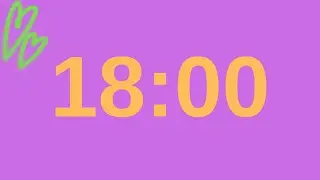 18 Minutes Timer | 18 Minutes Countdown | Countdown Time | Simple Timer