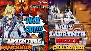 Adventure Synchron Deck Out Lady Labrynth ft Maxx &ldquo;C&rdquo; & Nibiru Challenge | Let&rsquo;s Duel