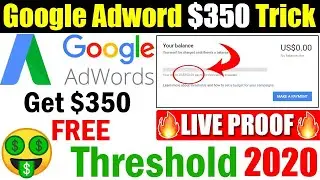 Google Ads 350$ Full Method 2021 + Bing And Pintrest Ads l Google Ads Threshold in 2021