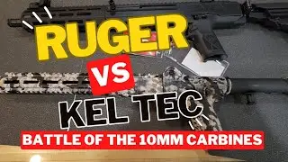 Краткое сравнение карабина Ruger LC и пистолета-пулемета Keltec Sub2000 калибра 10 мм.