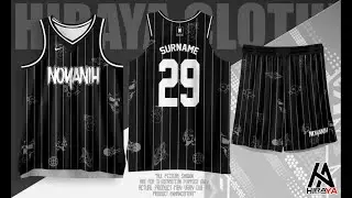 BASKETBALL JERSEY PATTERN AND MOCK UP NOYANIH TEAM | PADAYON TV