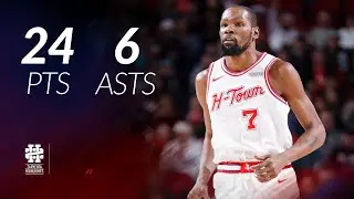 Kevin Durant 24 pts 6 asts vs Spurs 25/26 season