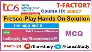 Wings 1 T15 MCQ prepration 80827 | part 24 | TCS wings | frescoplay #wings