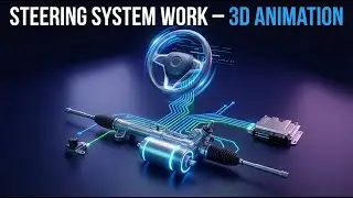 Electric Power Steering System Works | 3D Animation