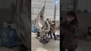 Stainless Steel Sculpture Factory - Hand-crafted Forging Abstract Large Sculpture