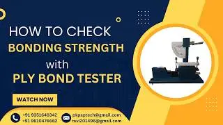 PLY BOND TESTER || PAPER PLY BOND TESTER || MANUAL PLY BOND TESTER || PAP-TECH