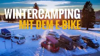 Wintercamping mit dem VW California und dem e-MTB! Einfach Deluxe Winterabenteuer