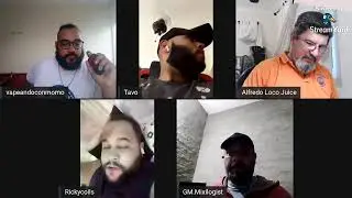 Coro vaperil con artesanos y alquimista.