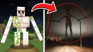 Mobs do Minecraft CAPTURADOS NA VIDA REAL