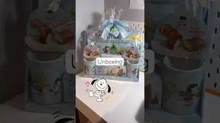 Unboxing Snoopy 75 anniversary gift set #snoopy