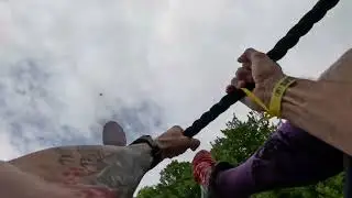 Spartan Race - 2023 - Mont-Tremblant - Tyrolean Traverse - Failed, penalty loop- POV