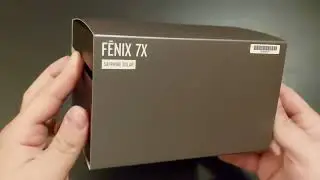 Garmin Fenix 7x Sapphire Solar Titanium + Titanium band unboxing
