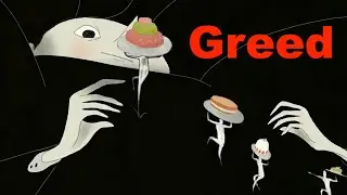 Animated Short Film Satirizing Human Greed: The Sight of Human Greed Is Truly Ugly.#video
